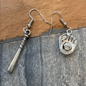 Attention baseball moms earring set